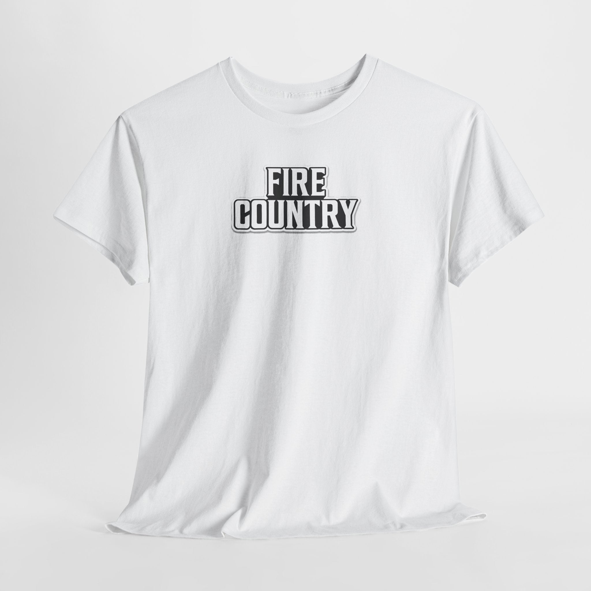 Fire Country Cotton T-Shirt — Bold Graphic Tee