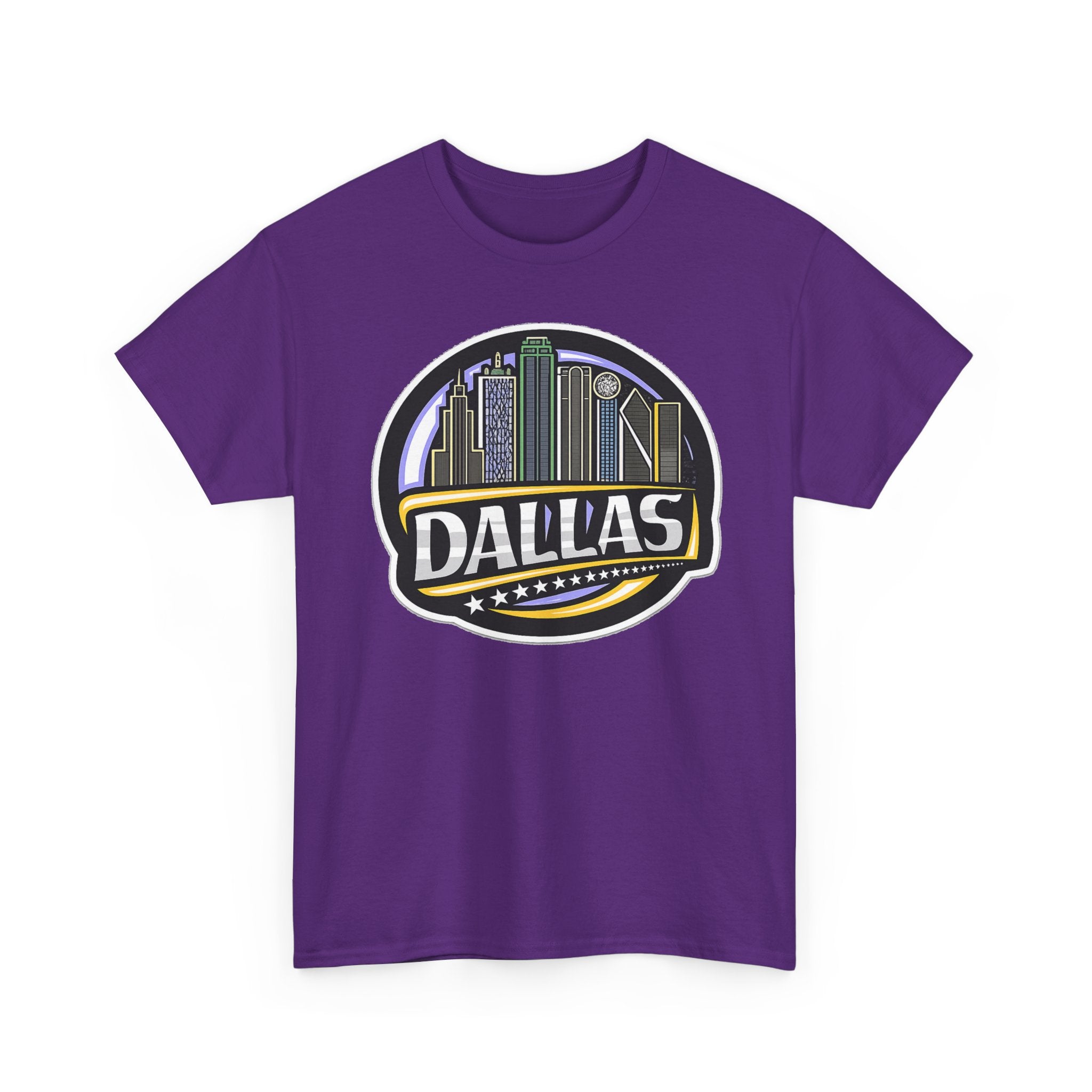Dallas Skyline Tee — Vintage City Skyline Graphic T-Shirt