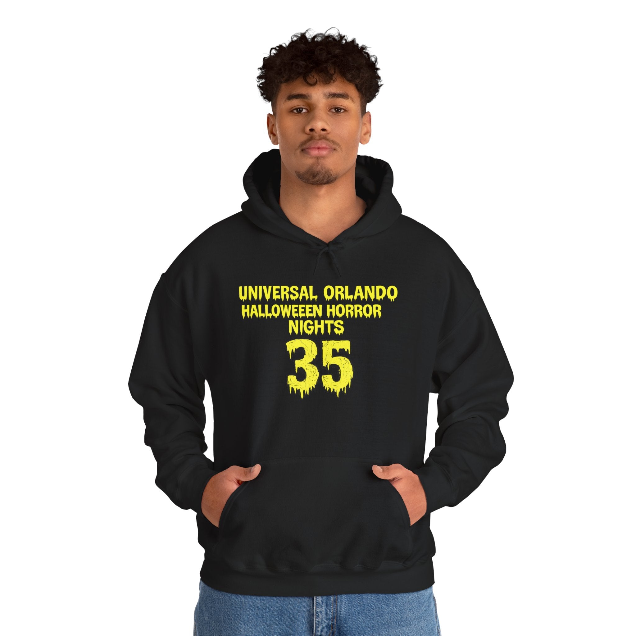 Universal Orlando Halloween Horror Nights 35 Hoodie — Haunted Theme Park Sweatshirt
