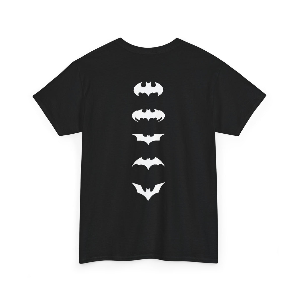 I'm Batman T-Shirt — Minimal Bat Logos Back Graphic Tee