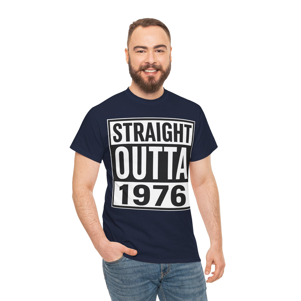 Straight Outta 1976 T-Shirt — Retro 1976 Birthday Tee