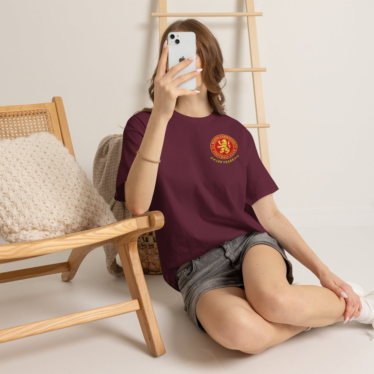 Middlesbrough 150th Crest Cotton T-Shirt