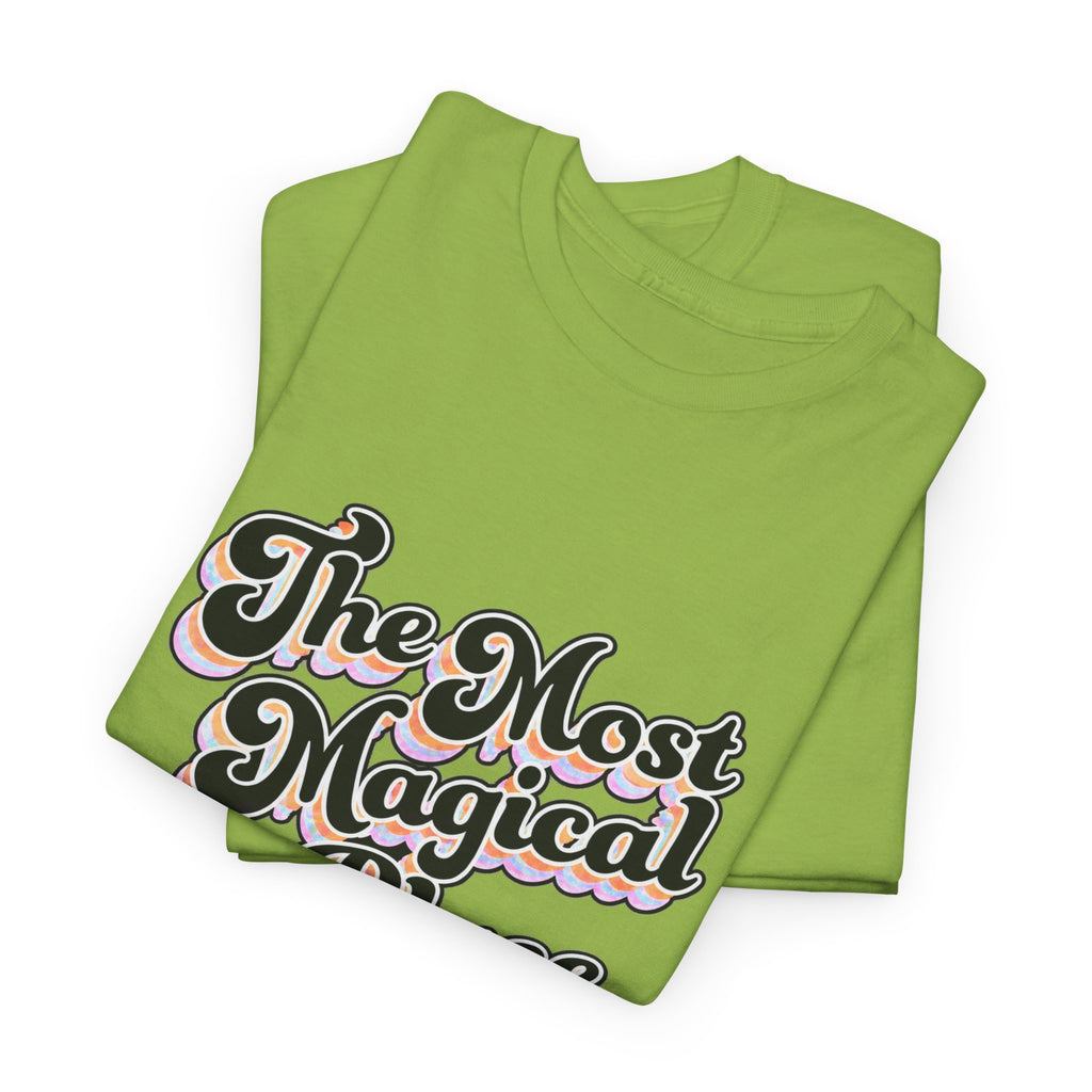 Most magical place in earth Disney inspired Unisex Heavy Cotton Tee