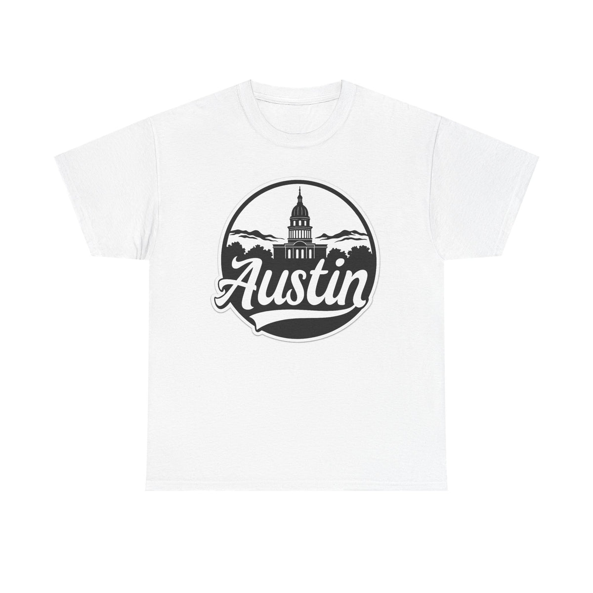 Austin Capitol Graphic Cotton T-Shirt / Tee