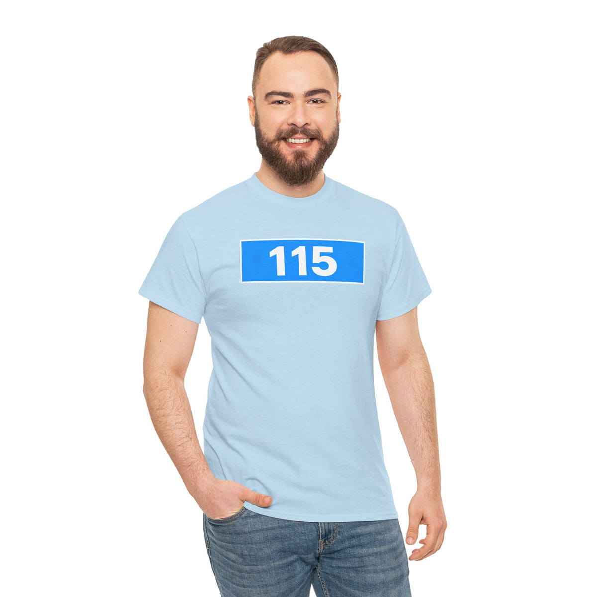 Manchester City 115 Inspired Minimalist Graphic Cotton T-Shirt