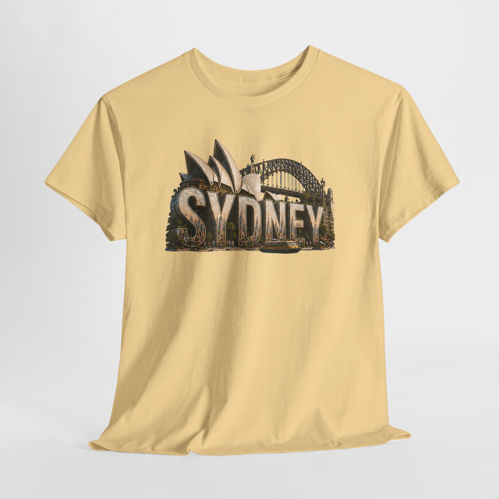 Sydney Landmark T‑Shirt — Vintage Sydney Opera House & Harbour Bridge Tee