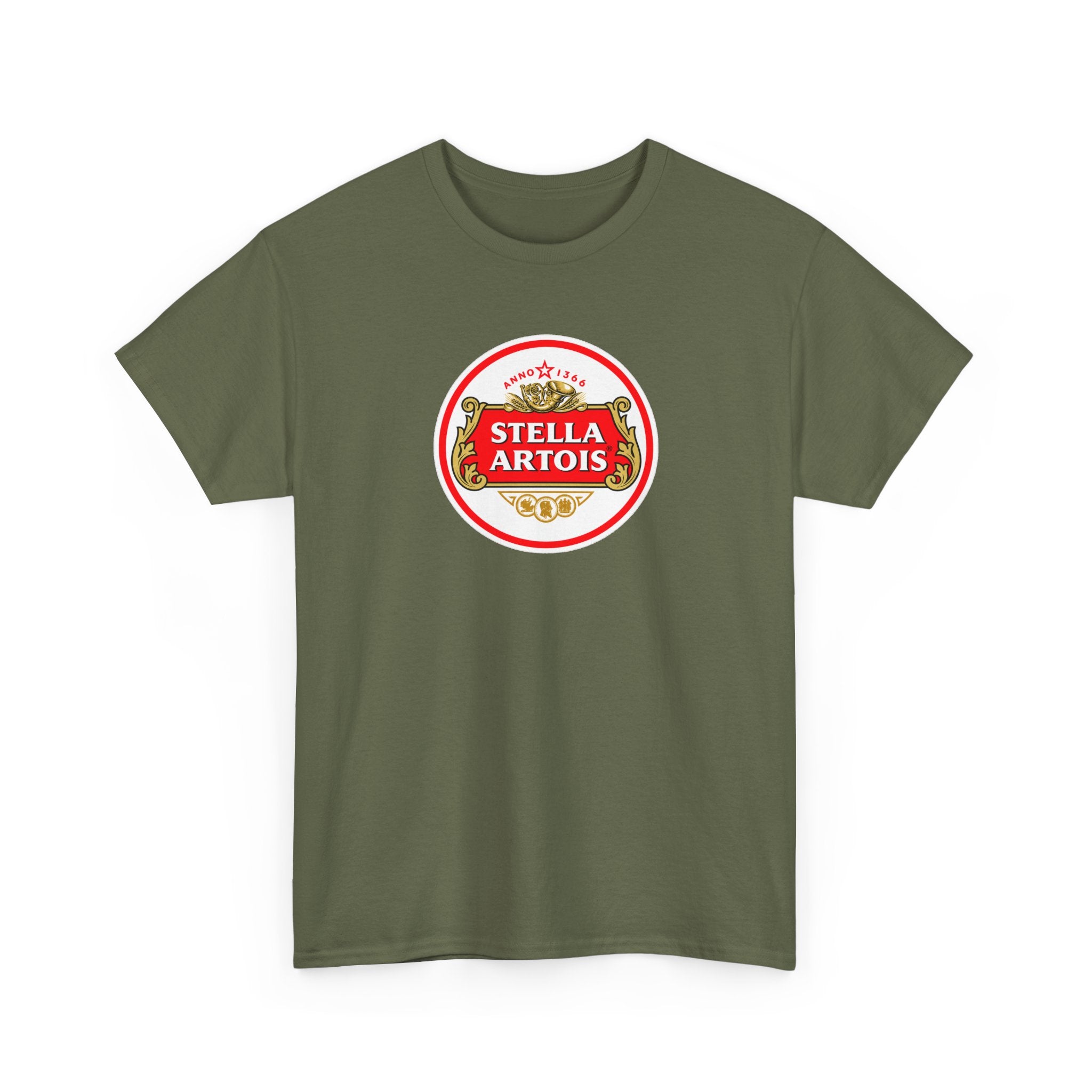 Beer Logo T-Shirt — Stella Artois Inspired Vintage Crest Tee