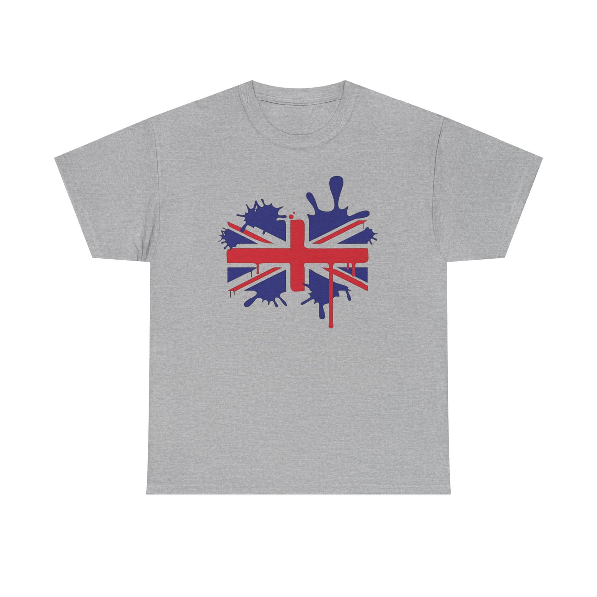 Union Jack Paint Splatter T-Shirt — British Flag Graphic Tee