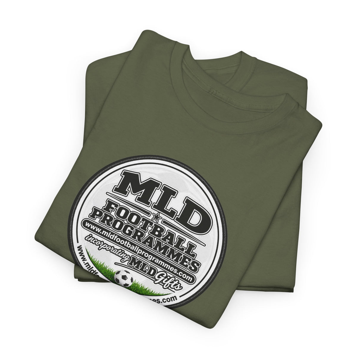 MLD Football Programmes Vintage Logo Cotton T-Shirt