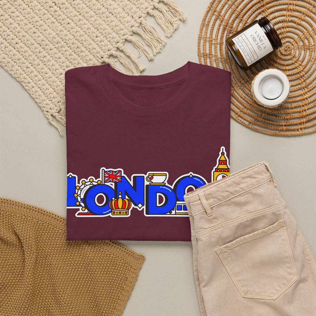 London Cityscape Tee — Illustrated London Landmarks Shirt