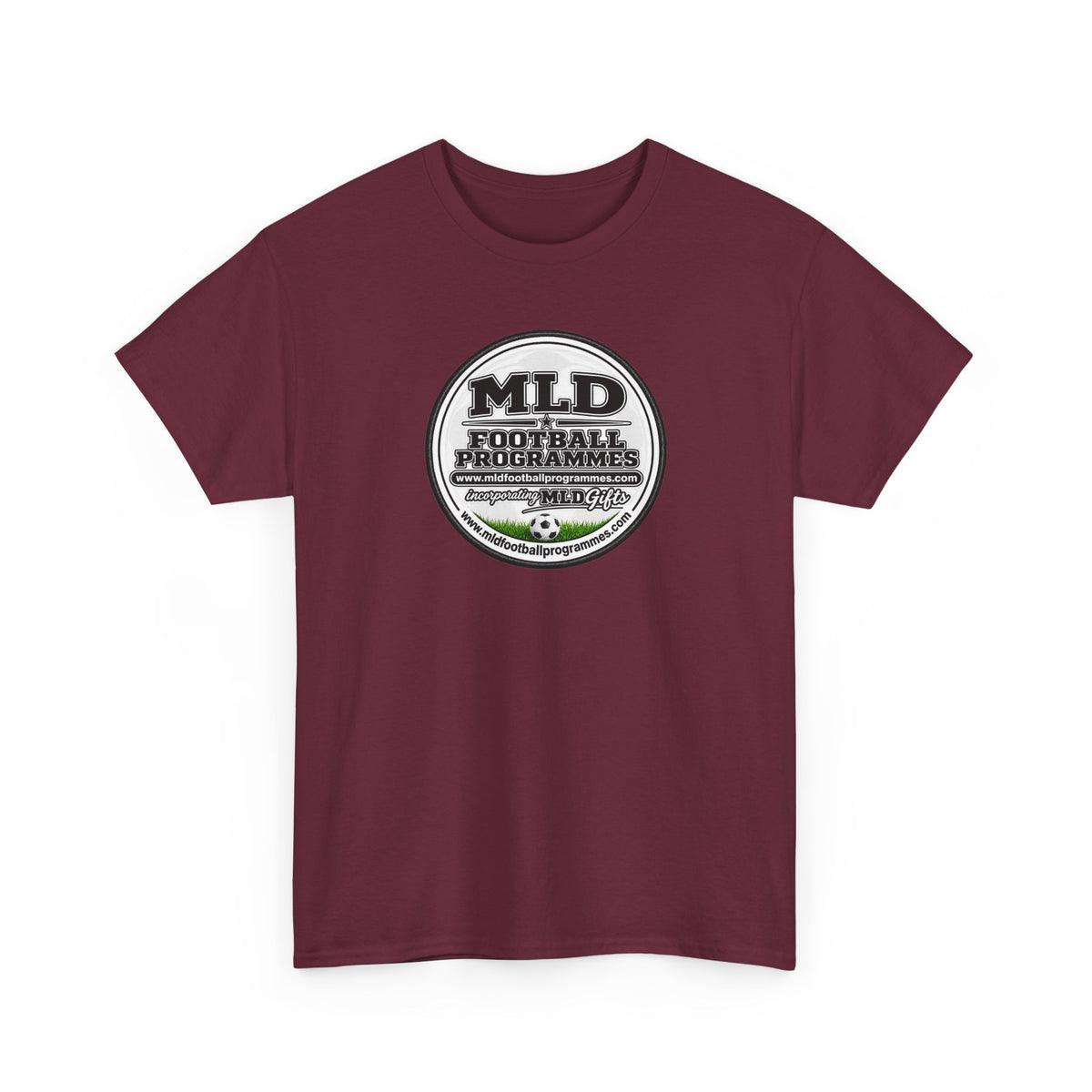 MLD Football Programmes Vintage Logo Cotton T-Shirt