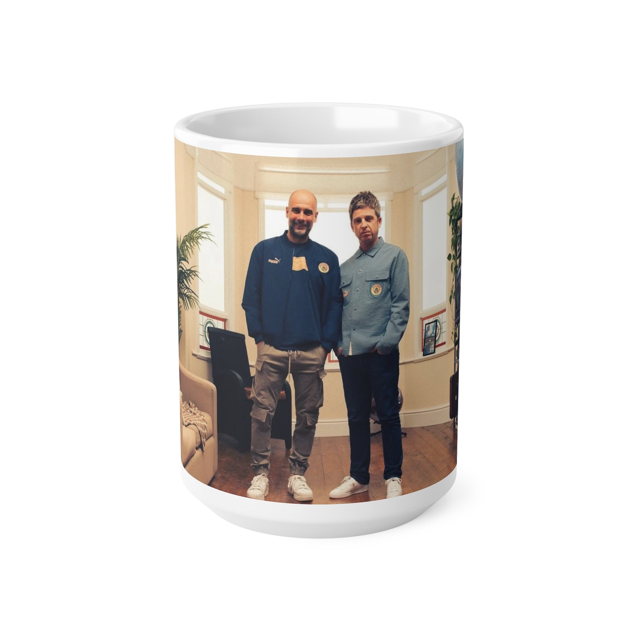 Pep And Noel Photo Coffee Mug — Personalized Ceramic Coffee Cup (11oz / 15oz)