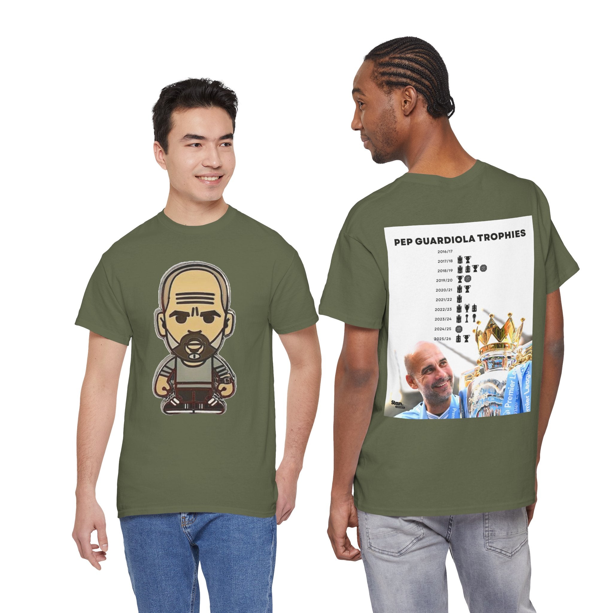 Pep Guardiola Trophies Graphic Tee