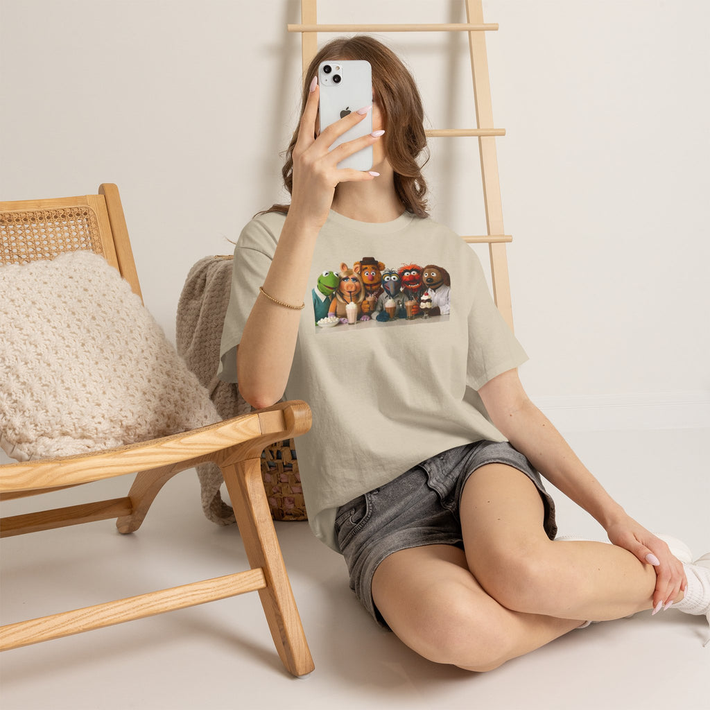 Muppet Cast Retro Poster Cotton T-Shirt