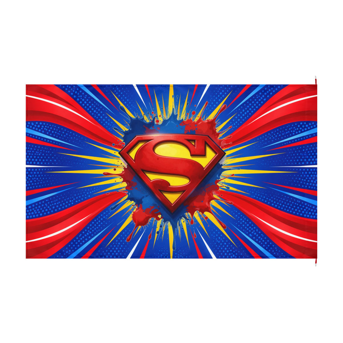 Superhero Shield Double-Sided Flag
