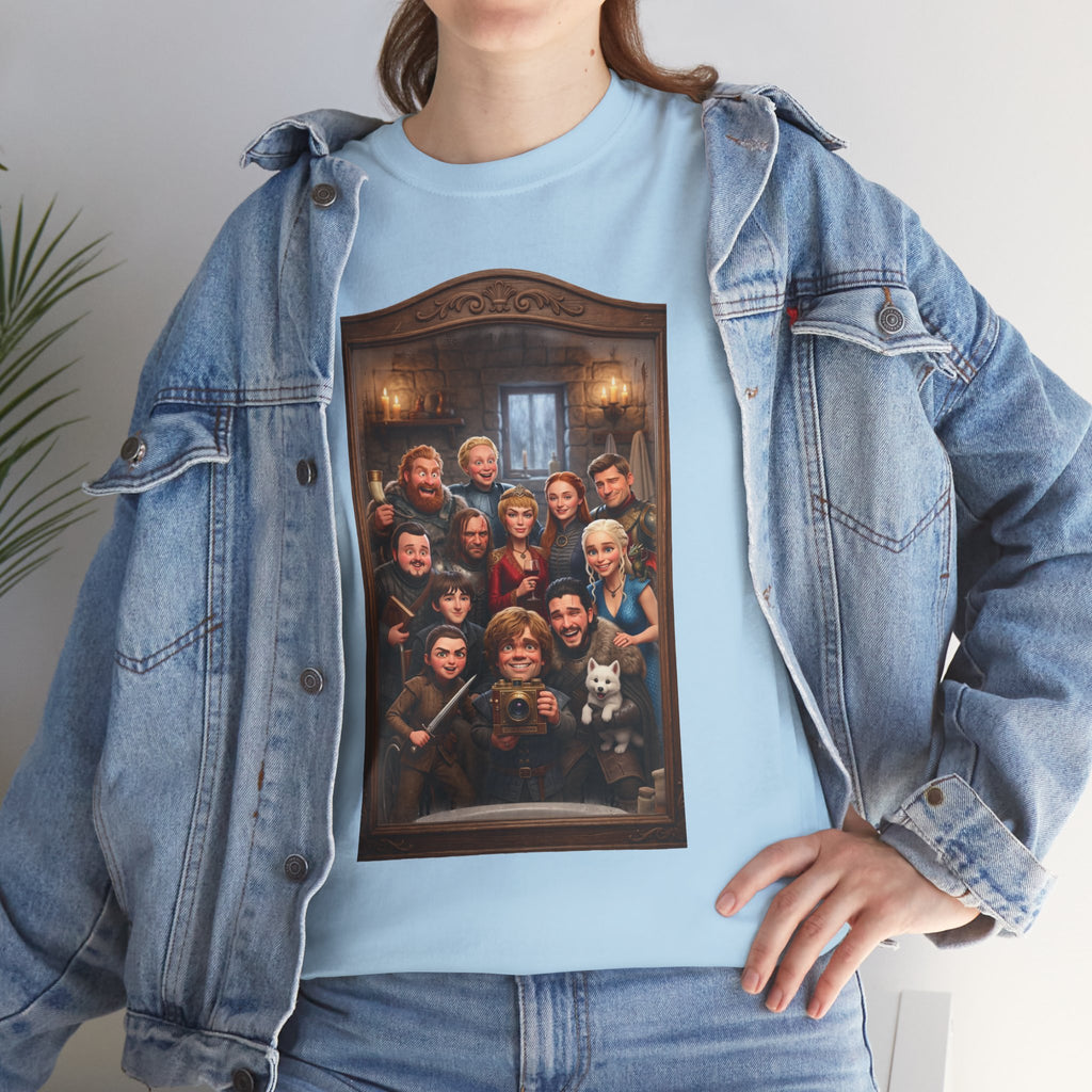 Game of Thrones Cast Portrait Inspired Cotton T-Shirt