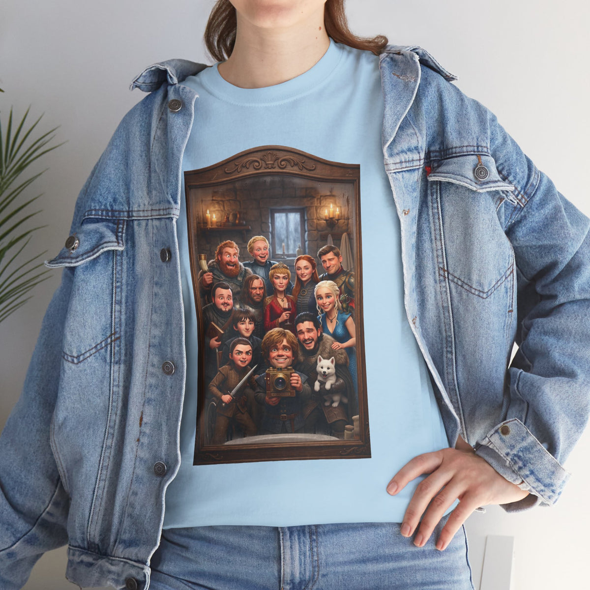 Game of Thrones Cast Portrait Inspired Cotton T-Shirt
