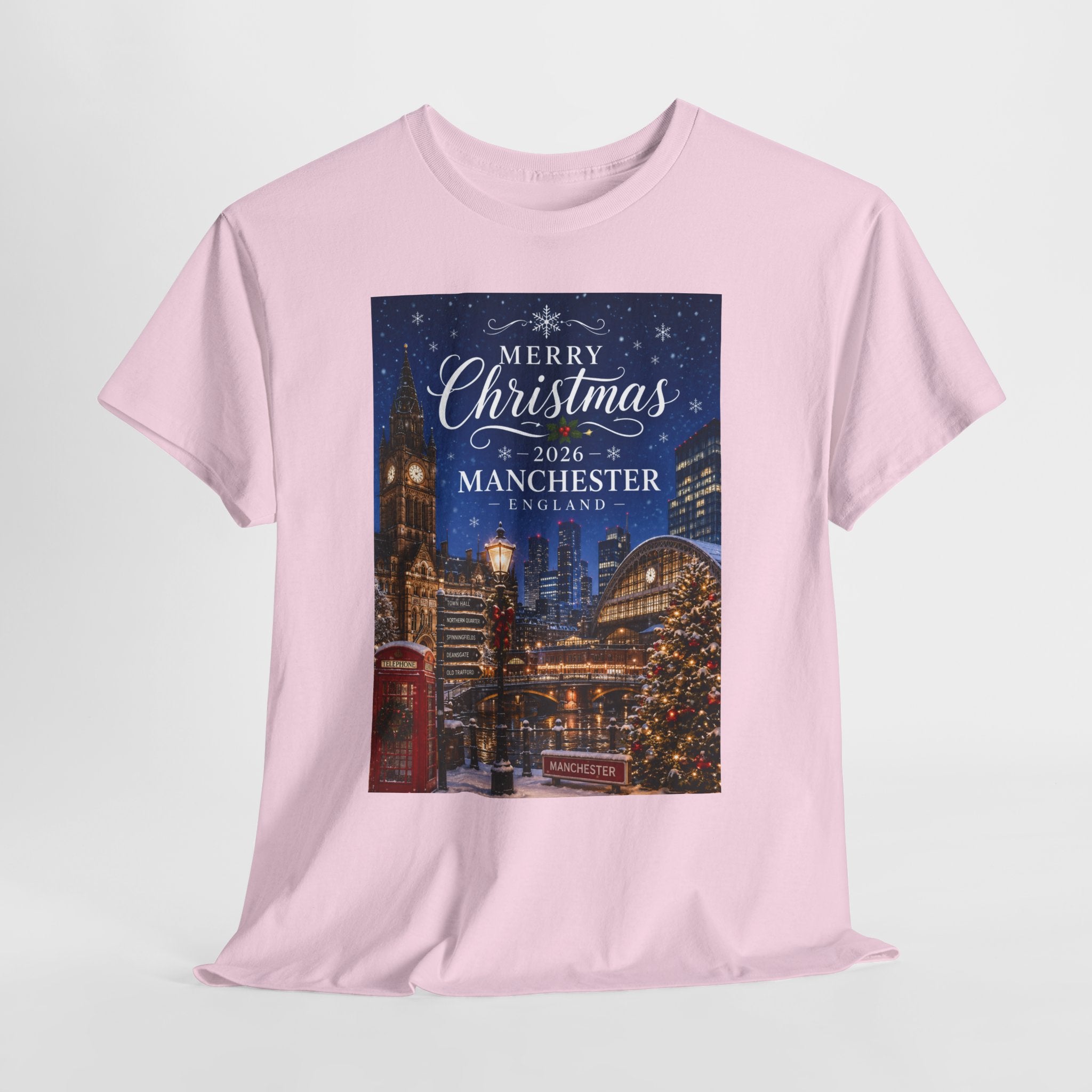Manchester Christmas Tee — Merry Christmas 2026 Holiday T‑Shirt