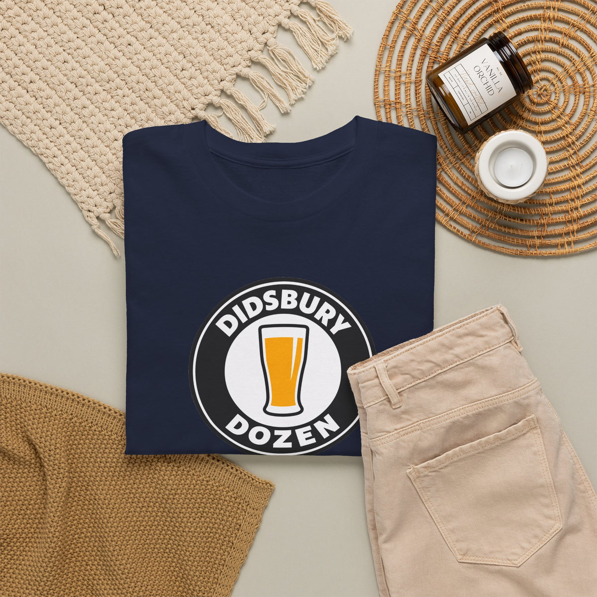 Didsbury Dozen Beer Logo Cotton T-Shirt / Tee