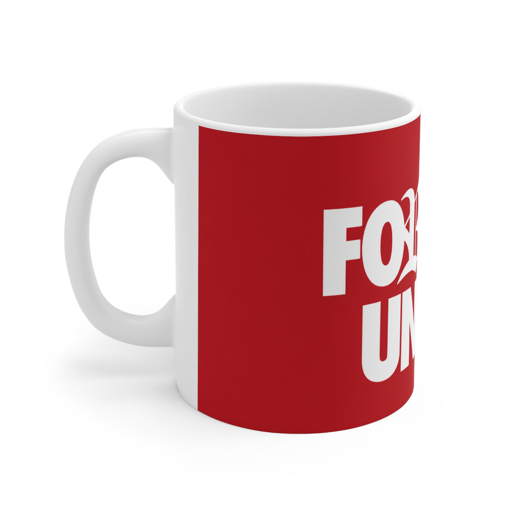 Forever United Red Ceramic Coffee Mug – 11oz & 15oz