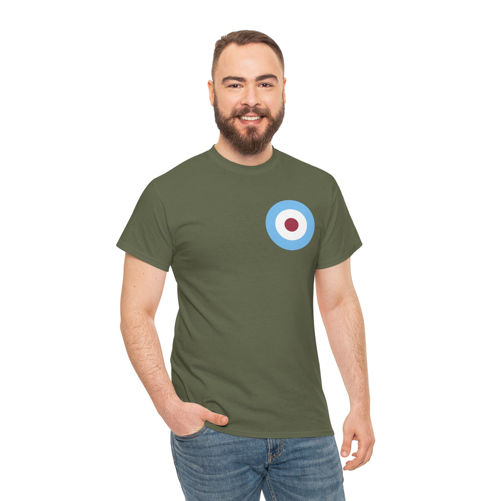 Manchester City Inspired Target Roundel Cotton T-Shirt