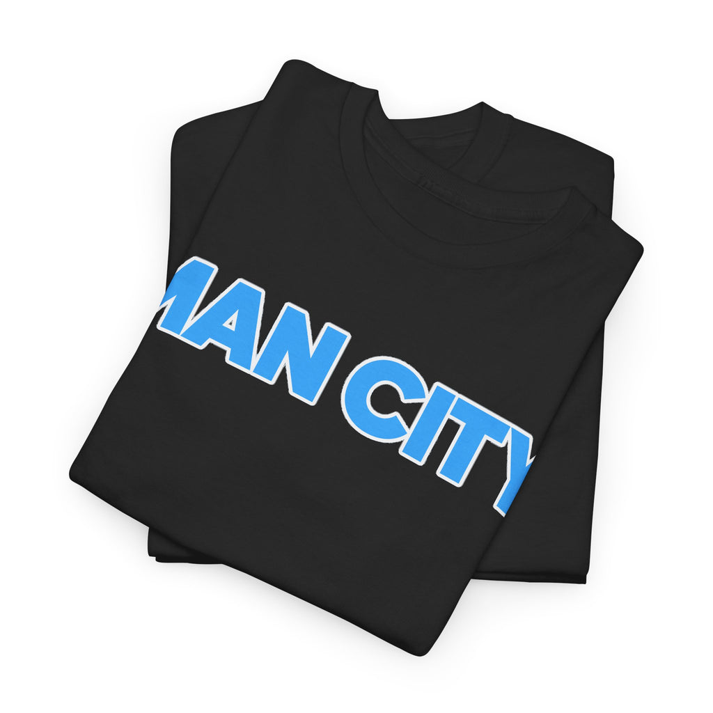 Man City Cotton T‑Shirt — Minimal Football Fan Tee