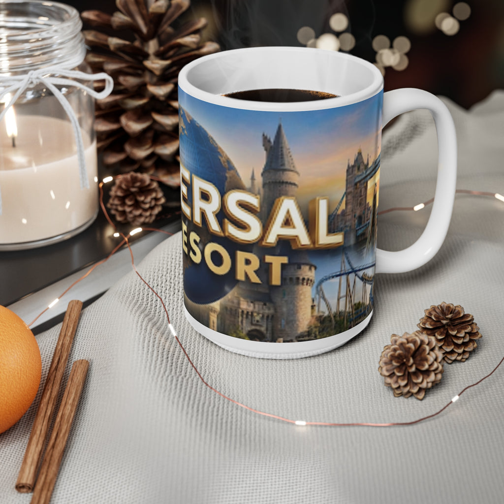 Universal UK Resort Ceramic Coffee Cups, 11oz, 15oz