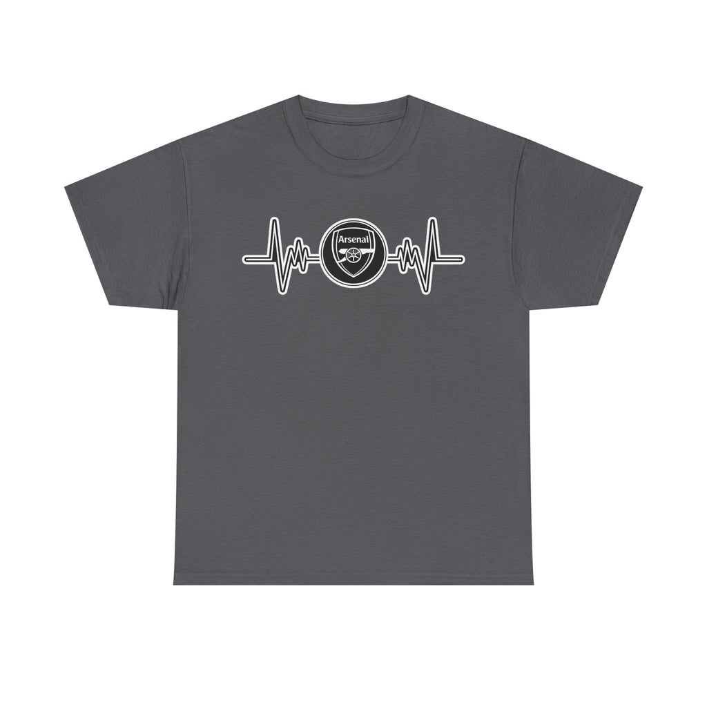 Arsenal Heartbeat T-Shirt — Premier League Fans’ Cotton Tee