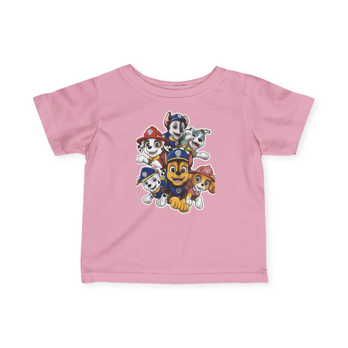 Infant Tee — Cute Cartoon Puppy Crew Graphic Baby T‑Shirt