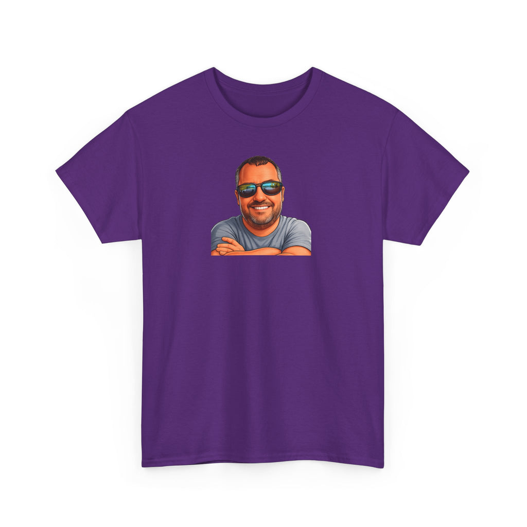 T-Shirt — "Mama Always Said Life Is Like A Box Of Chocolates" Graphic Tee (Funny Retro Portrait)