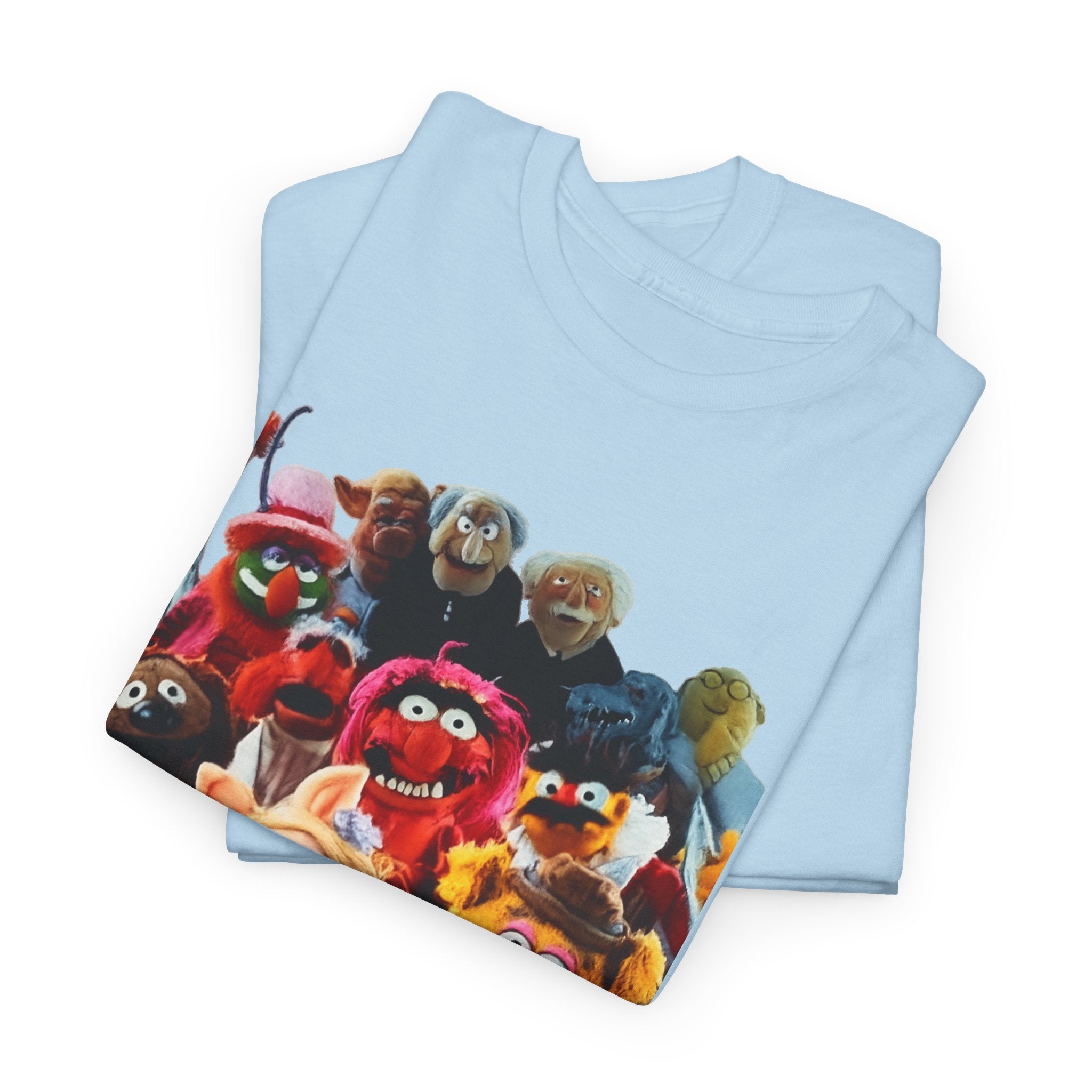 Muppets Puppet Ensemble Graphic Tee — Fun Family Cartoon Shirt