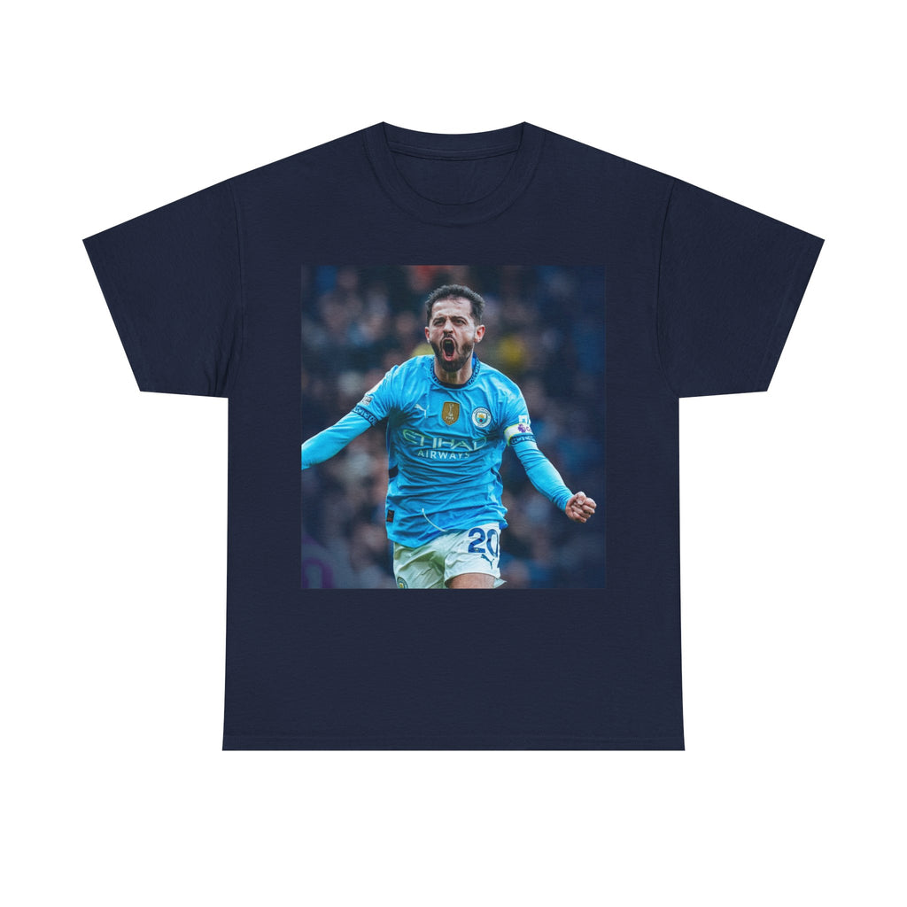 Bernardo Silva Tribute Tee – Inspirational Letter & Celebrating Goal Moment