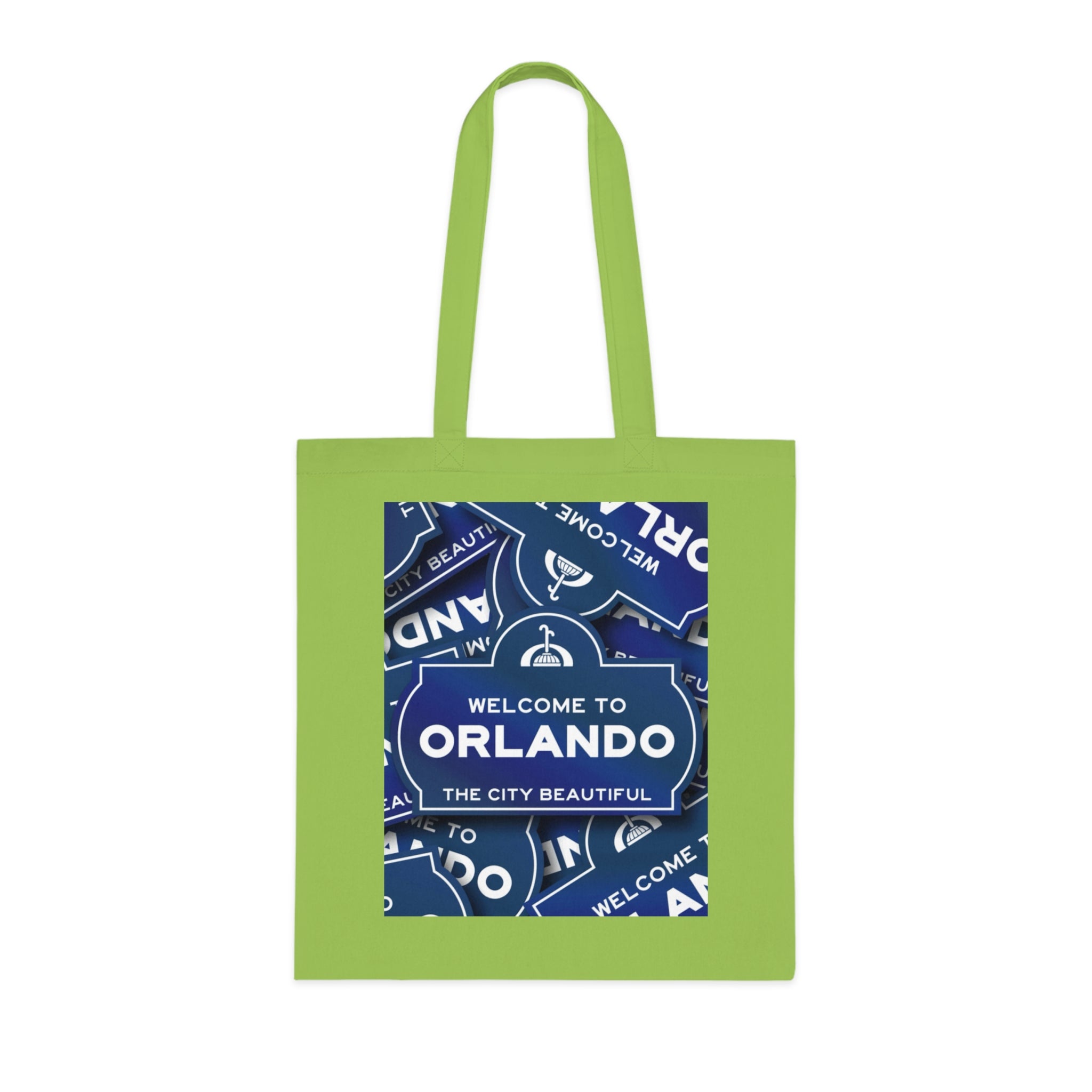 Orlando Souvenir Tote Bag – "Welcome to Orlando" City Beautiful Cotton Shopper