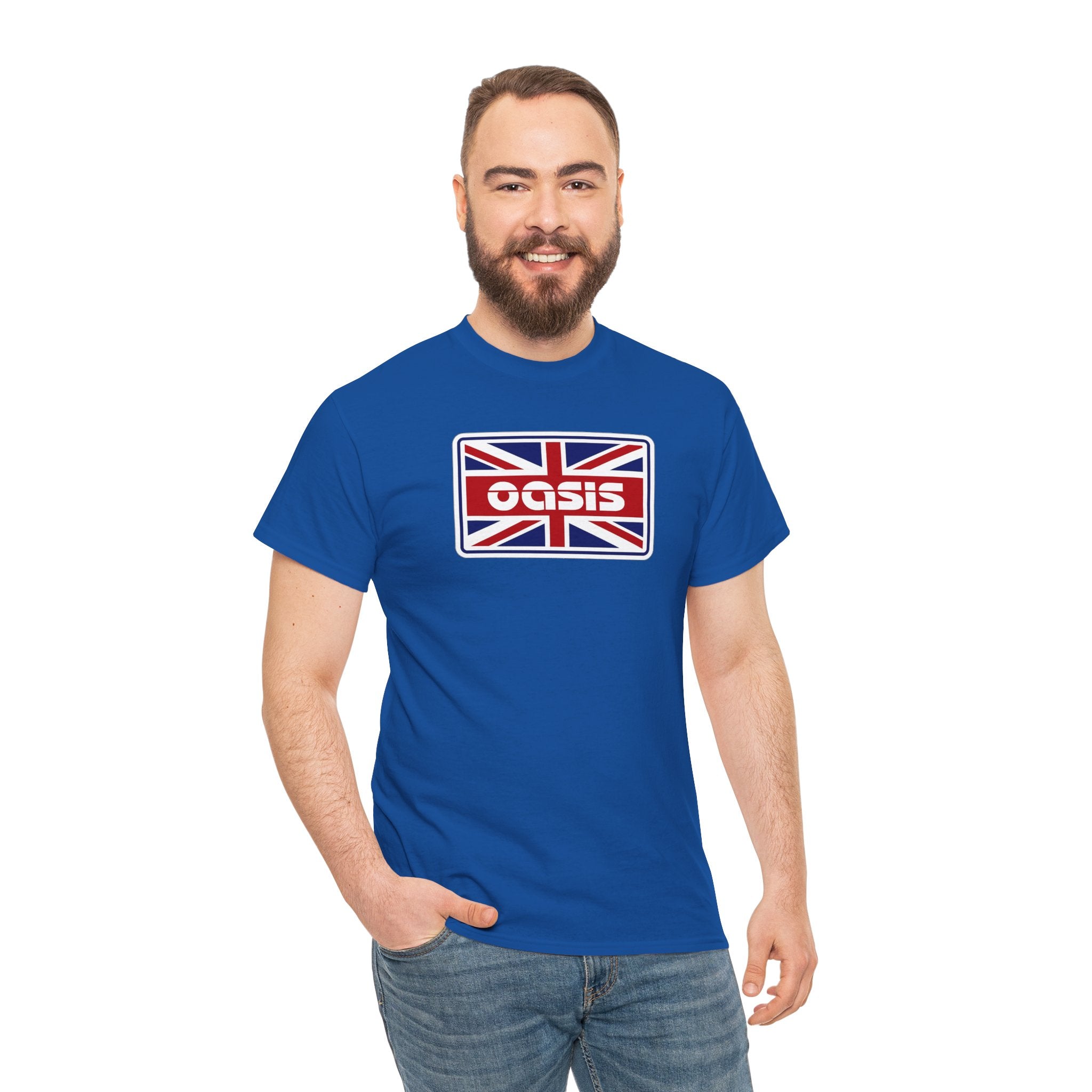 Oasis Union Jack Graphic Tee Cotton T-Shirt