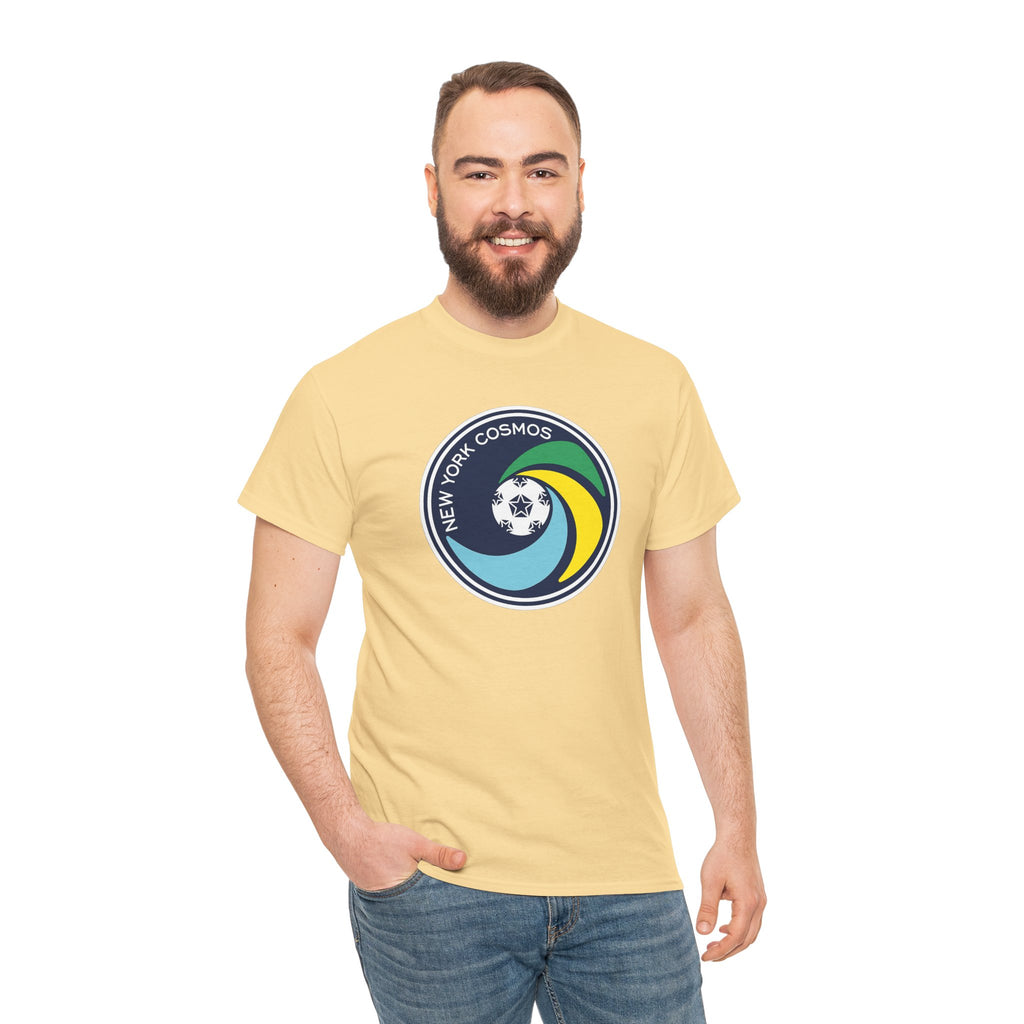 New York Cosmos Retro Logo Cotton T‑Shirt — Vintage Soccer Tee