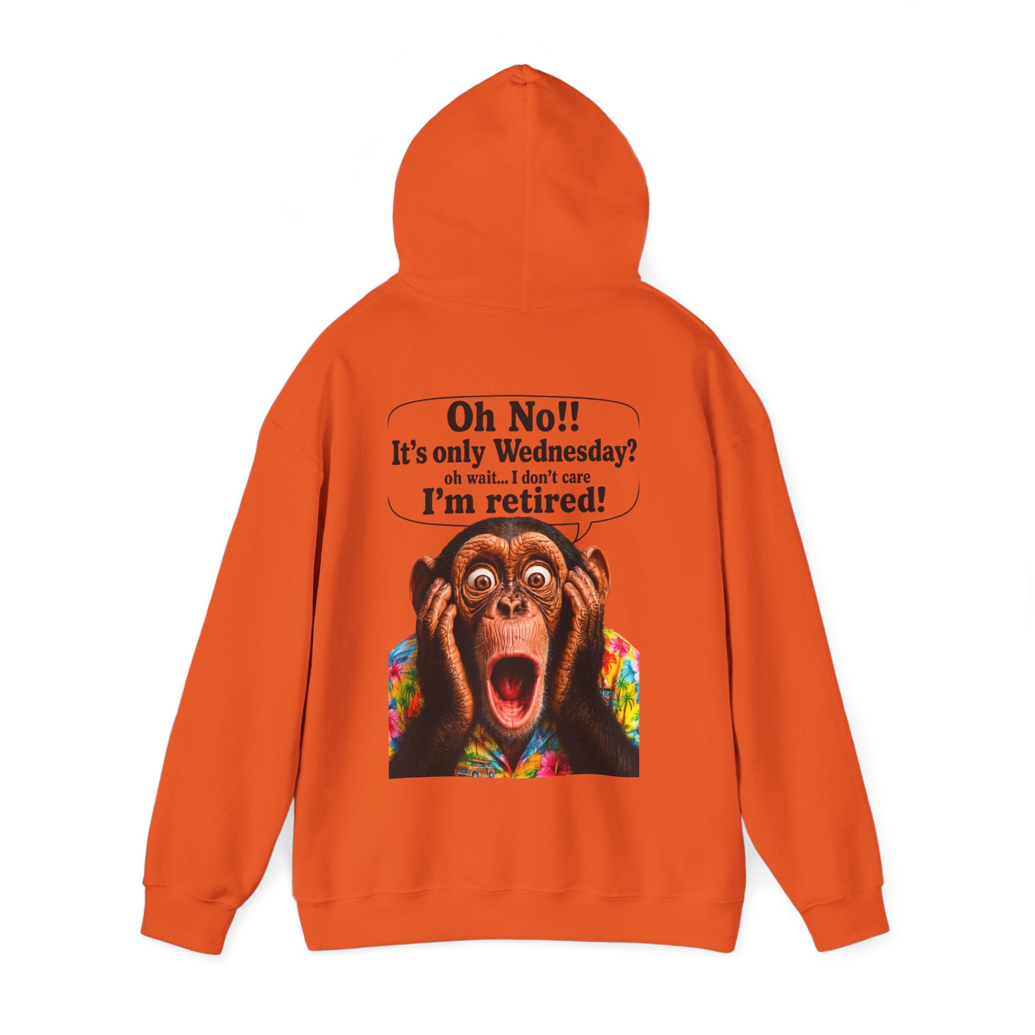 Retired Life Hoodie – "Oh wow!! It’s only Wednesday? oh well... I don’t care I’m retired!"