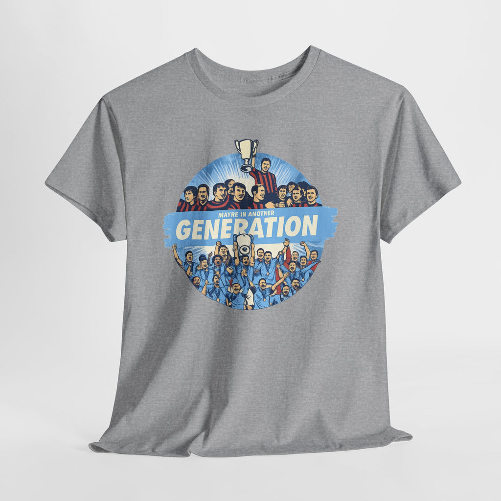 Manchester City Maybe in Another Generation Champions T‑Shirt — Retro Team Fan Tee