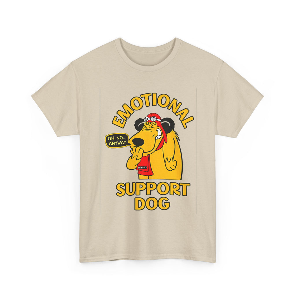 Emotional Support Dog T-Shirt — Cute Cartoon Comfort Pup Tee