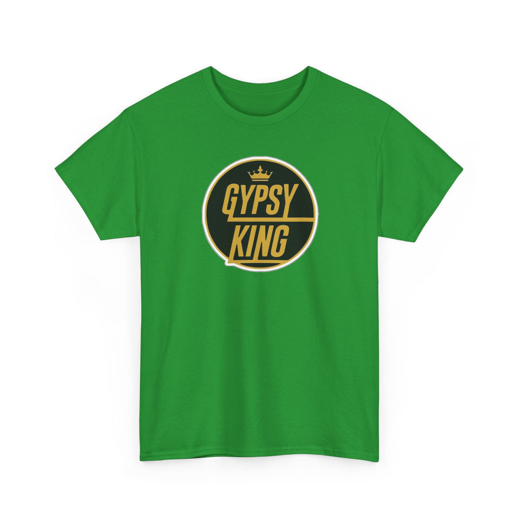 Gypsy King Graphic Tee — Retro Black & Gold Crown Logo T‑Shirt