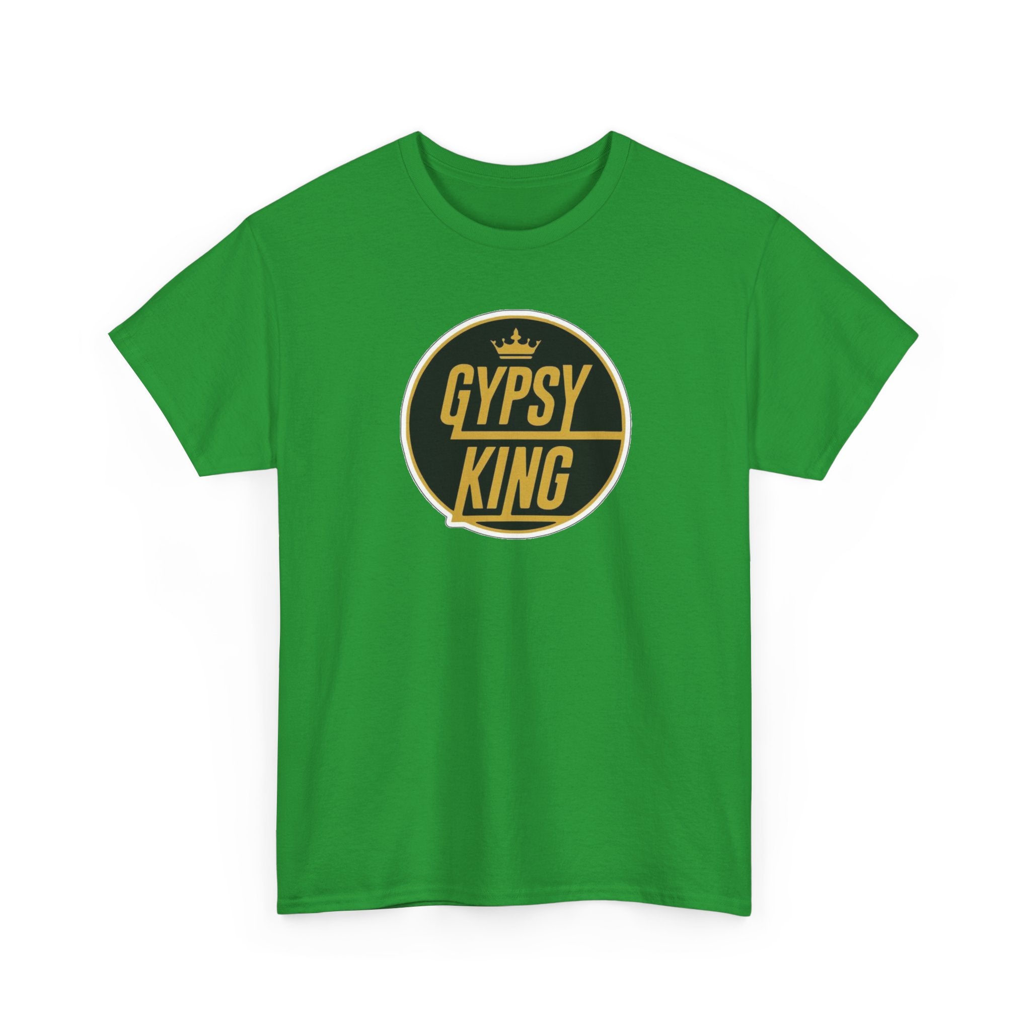Gypsy King Graphic Tee — Retro Black & Gold Crown Logo T‑Shirt