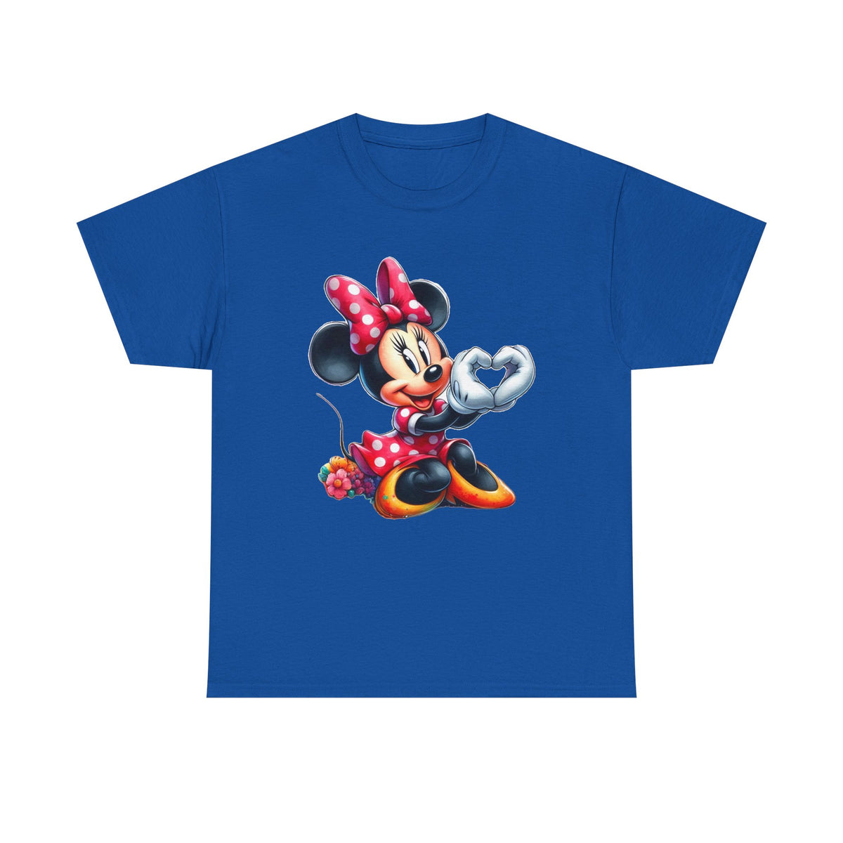 Minnie Mouse Character Heart Graphic Tee