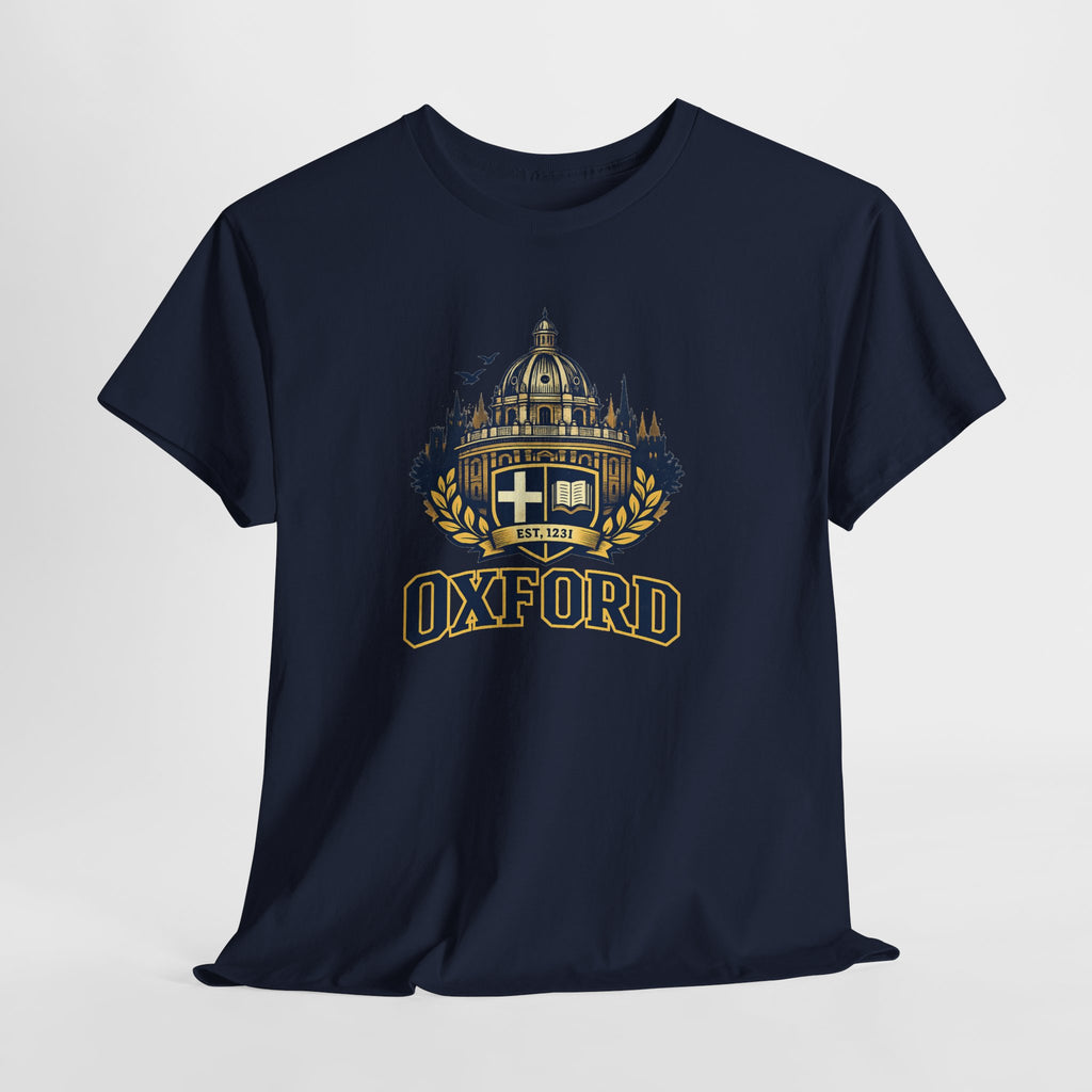 Oxford Crest T-Shirt — Vintage University Graphic Tee