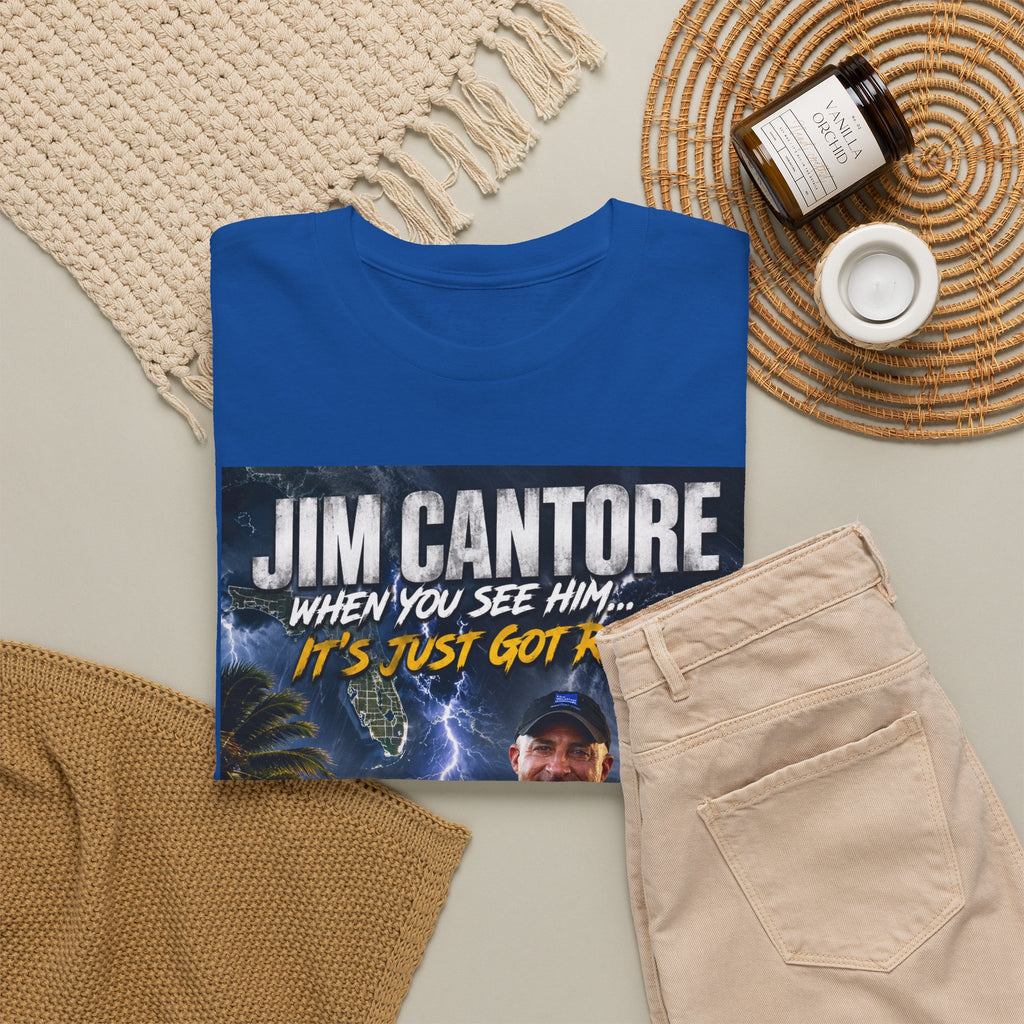 Jim Cantore "It's Just Got Real" Hurricane T-Shirt