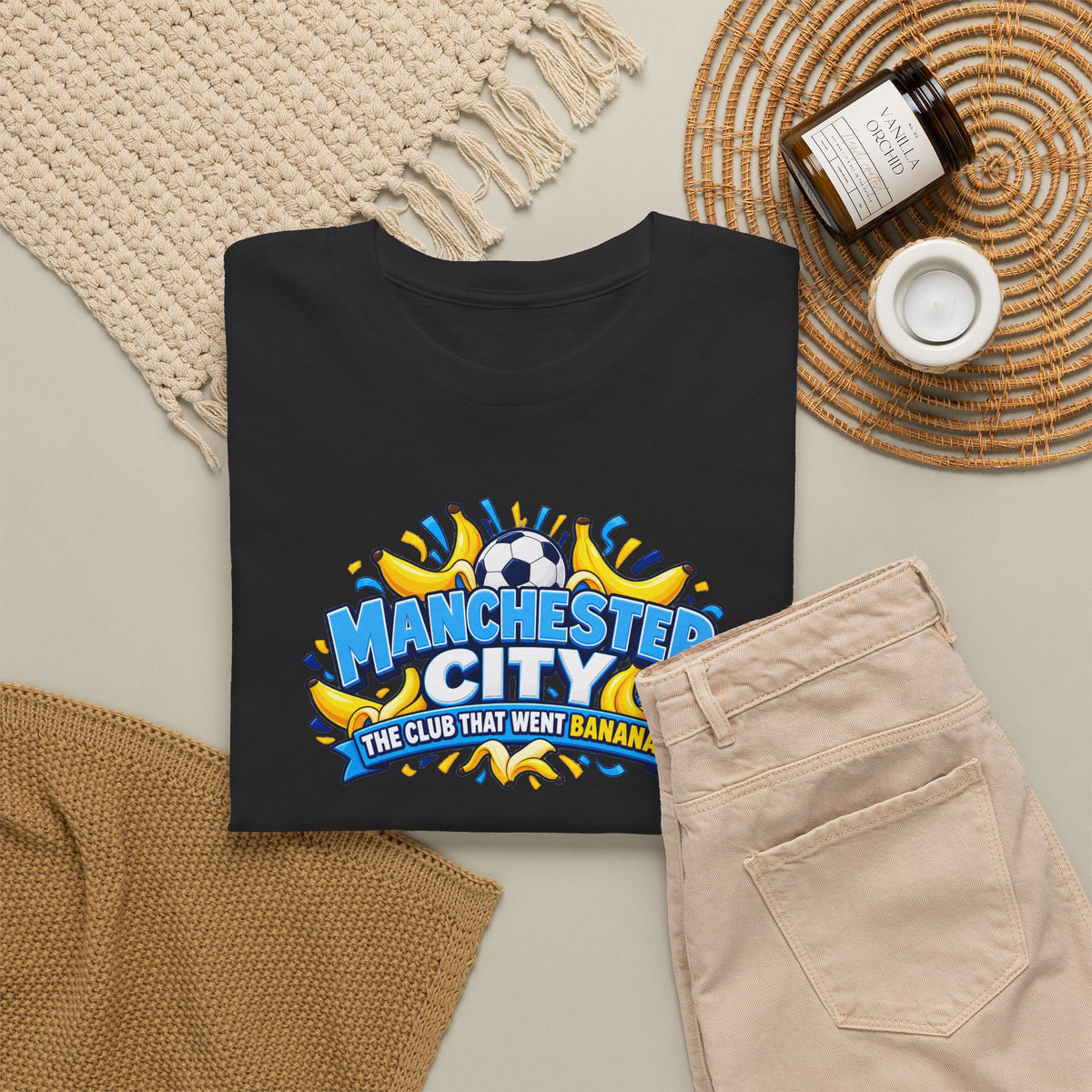 Manchester City "The Club That Went Bananas" Cotton T-Shirt