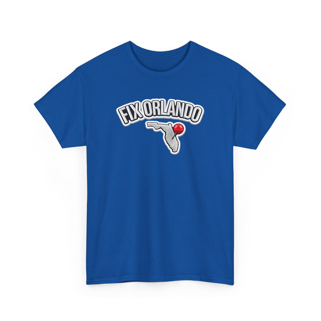 Fix Orlando T-Shirt — Florida Map with Bowling Pin Local Pride Tee