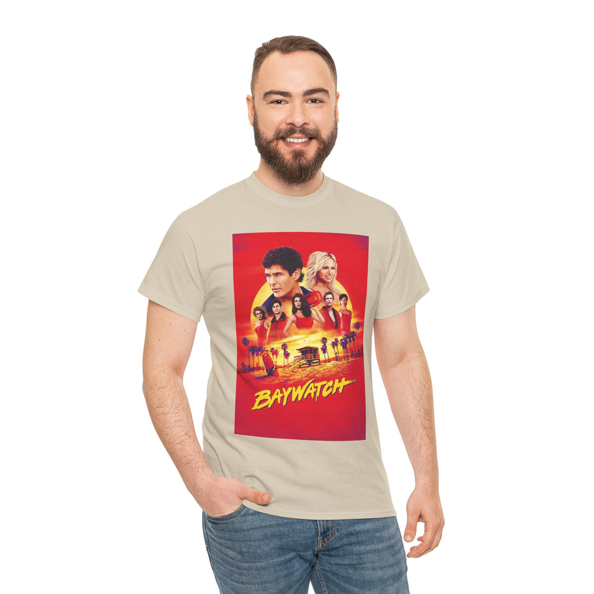 Baywatch Movie Poster Cotton T-Shirt
