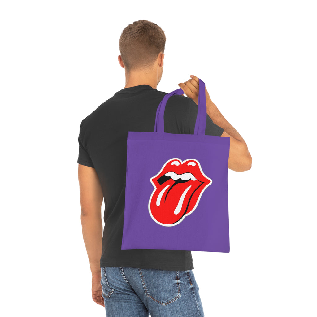 Rock Red Tongue Graphic Tote Bag