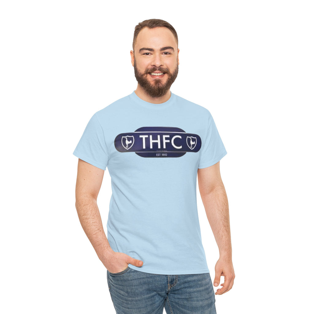 Tottenham Hotspur Railway Sign Tee — Tottenham Football Club Fan Shirt