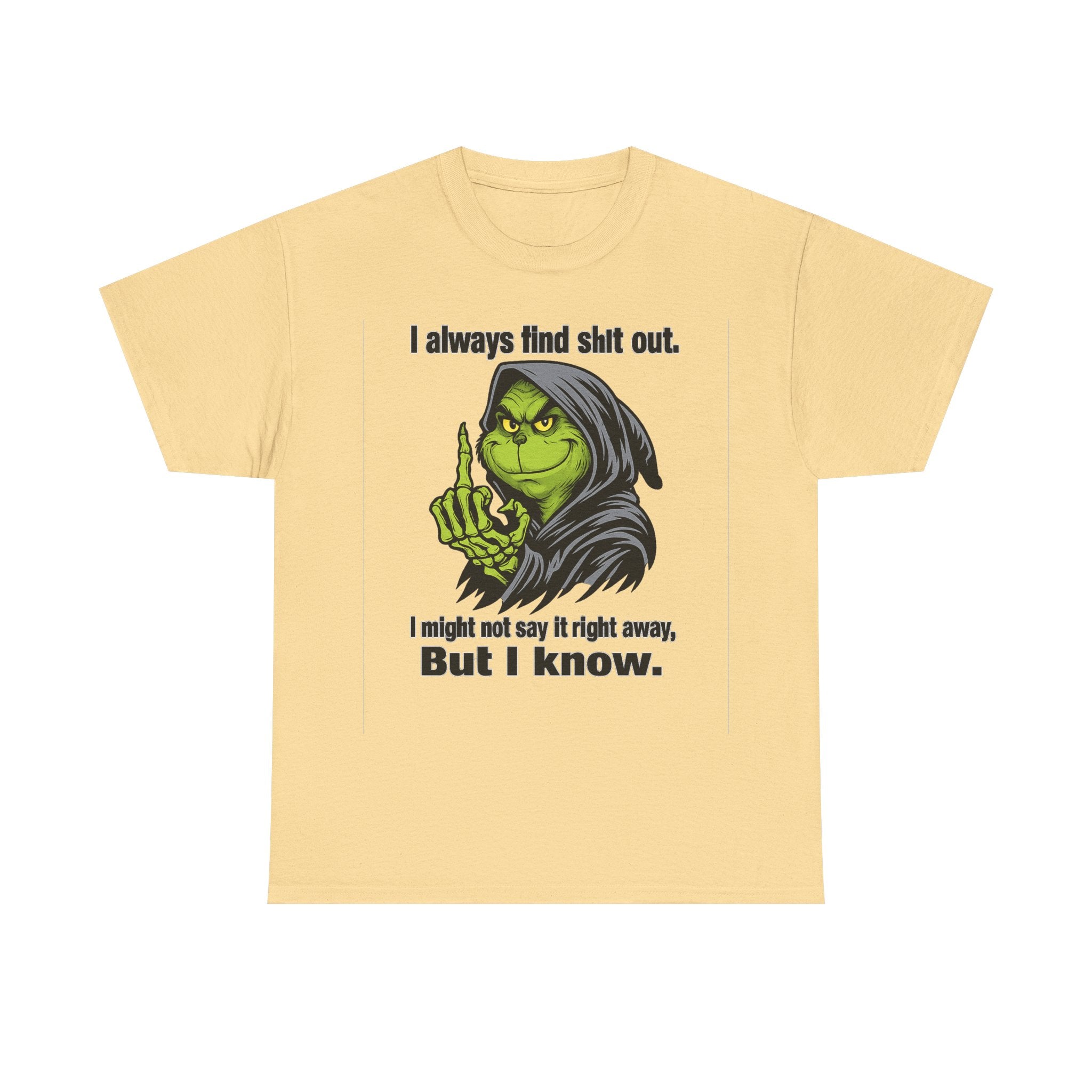Reaper Witch Graphic Tee — "I Always Find Shit Out. I Might Not Say It Right Away, But I Know."