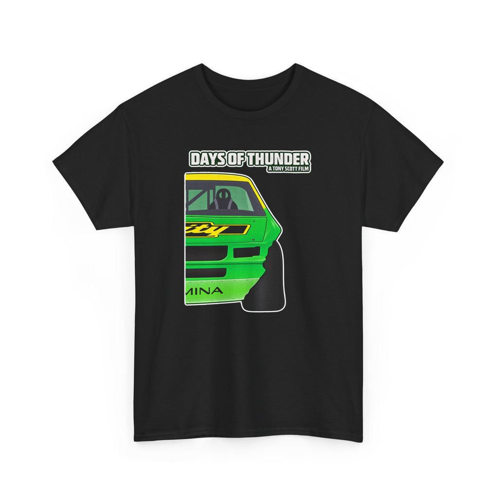 Days of Thunder Racing Car T‑Shirt — Retro Green Muscle Car Tee